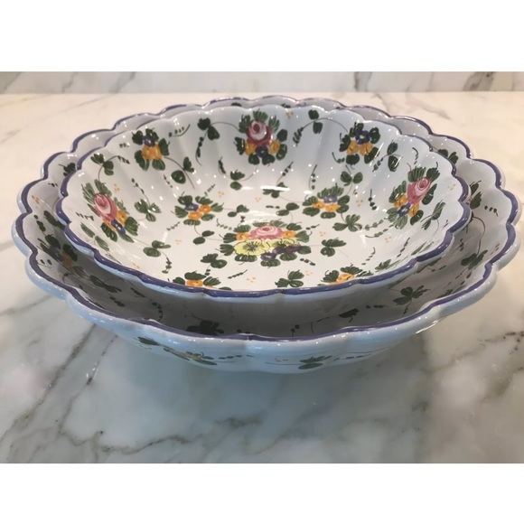 COTTURA HANDMADE FLORAL PATTERN BOWL SMALL - Picture 9 of 15